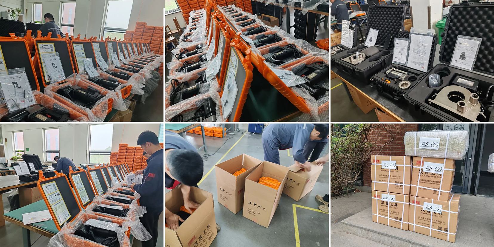 池州长江公铁大桥所需机器打包发货